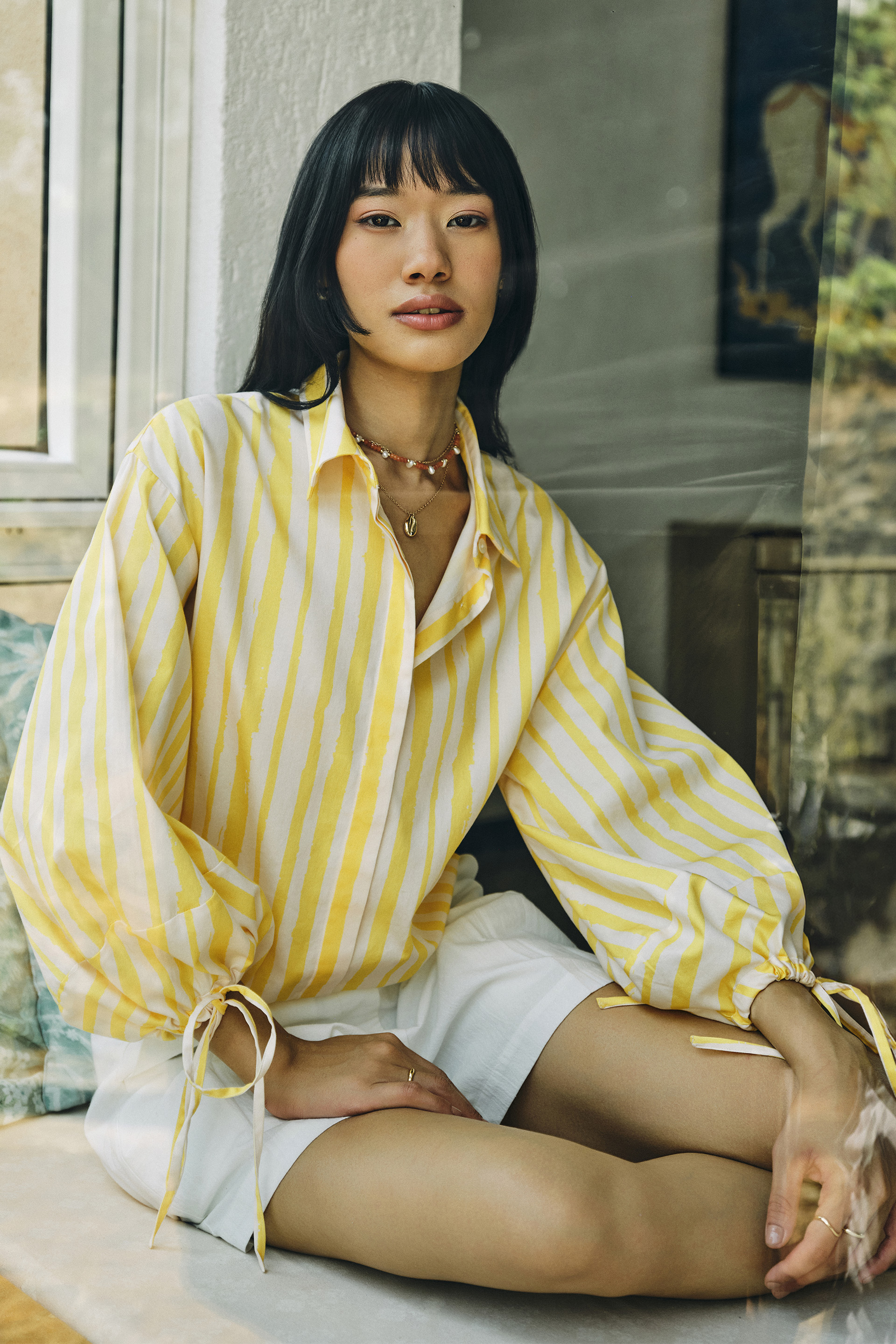 Karyne Striped Cotton Shirt